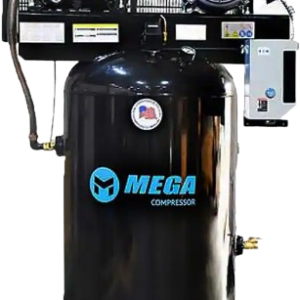 Mega Compressor MP-7580VM Air Compressor with Mag Starter 80 Gallon 7.5 HP 175 PSI Electric Start New