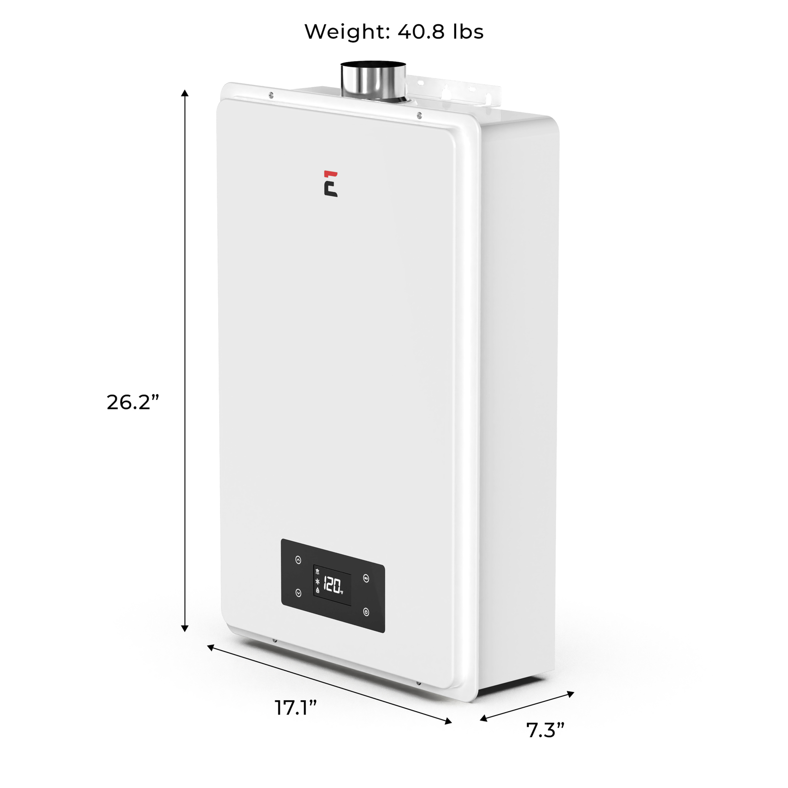 Eccotemp 6.5GB-ING Builder Grade 6.5 GPM Indoor Natural Gas Tankless Water Heater Open Box