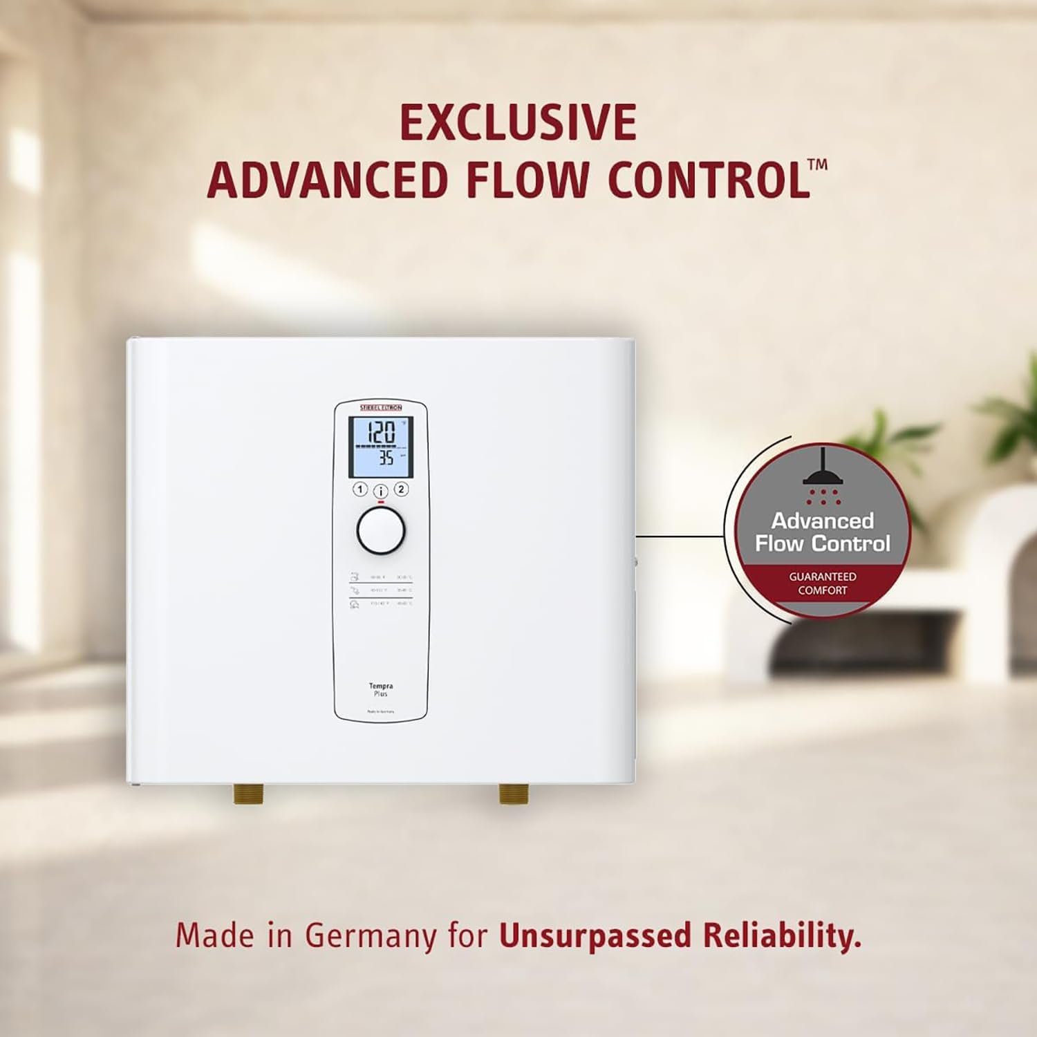 Stiebel Eltron Tempra 15 Plus Adv Flow Control Self-Modulating 14.4kW 2.93 GPM Tankless Water Heater Manufacturer RFB