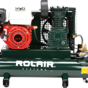 Rolair 6590HK18 Air Compressor Wheelbarrow 9 gal. Gas 6.5 HP Honda GX200 Engine Single Stage Pump Manufacturer RFB