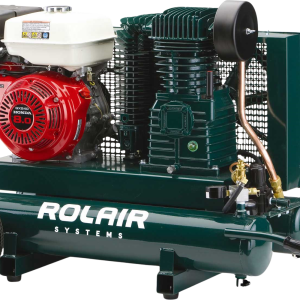 Rolair 7722HK28 Air Compressor Wheelbarrow 9 gal. Gas 9 HP Honda GX270 Engine Two-Stage Pump Manufacturer RFB