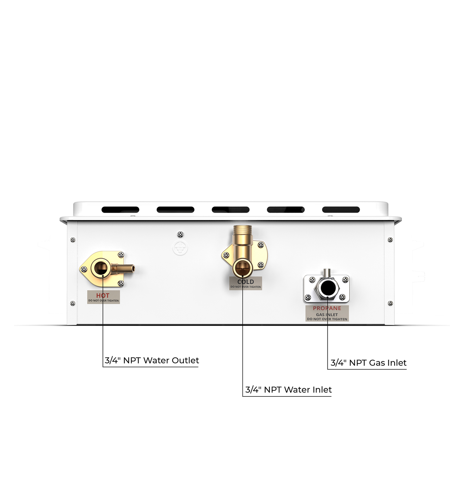 Eccotemp 7GB-LP Builder Grade 7.0 GPM Outdoor Liquid Propane Tankless Water Heater Open Box