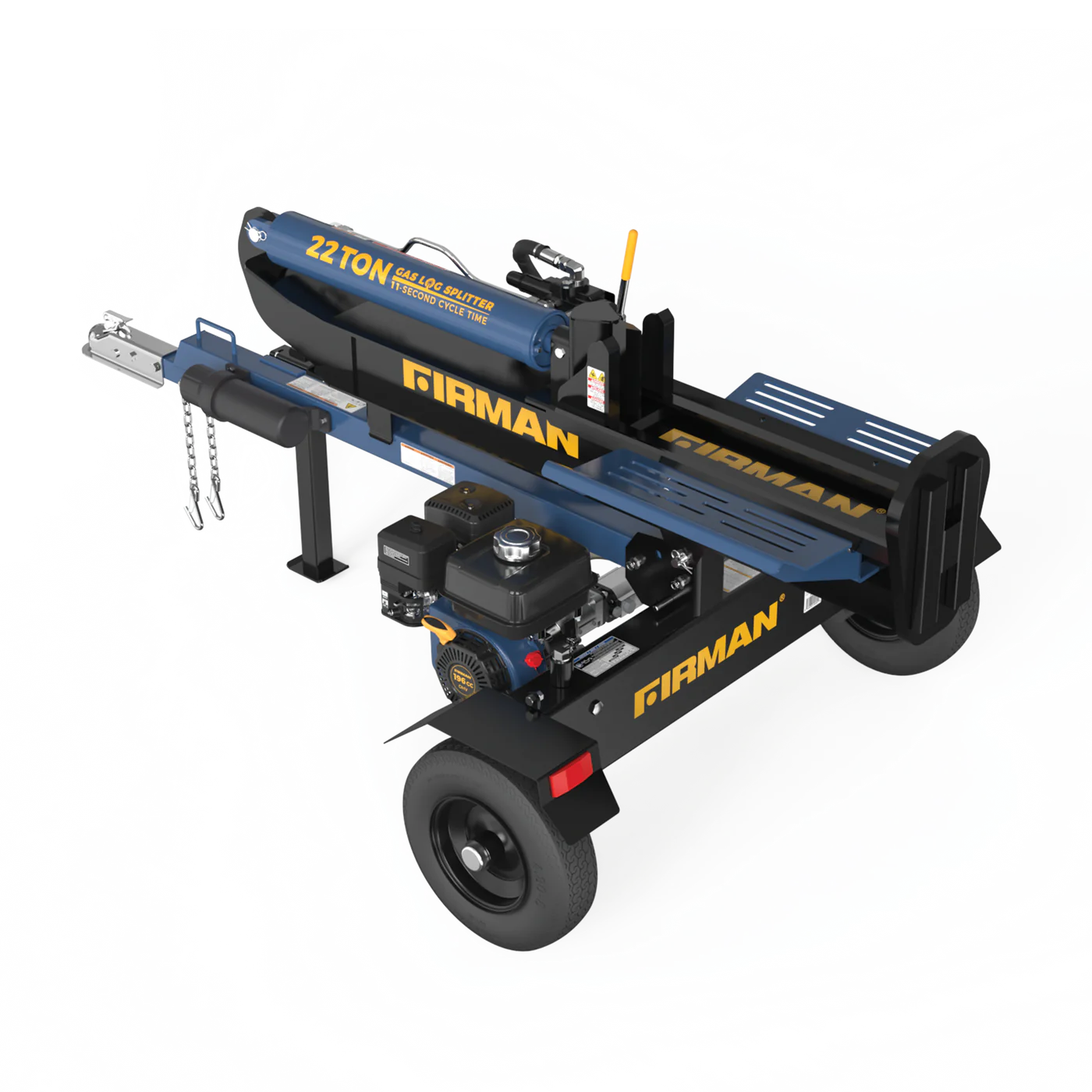 Firman GS2201 Gas Portable Log Splitter 22-Ton Vertical/Horizontal 196cc 6.5HP with Auto Return New