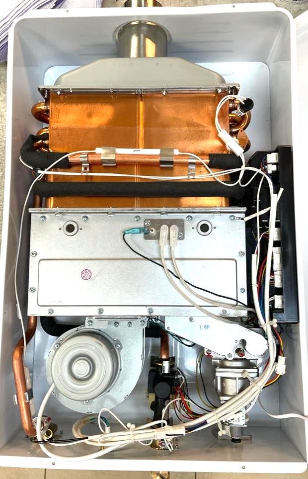 Excel 7 GPM 26.4 L/min Natural Gas Tankless Water Heater Whole House with Flue Kit New