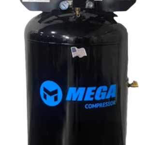 Mega Compressor MP-6580V2 Air Compressor 2 Stage 80 Gallon 5 HP 175 PSI 208/230V Single Phase Electric Start New