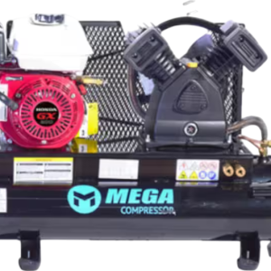 Mega Compressor MP-5510LB30 Air Compressor Twin Tank 10 Gallon 5.5 HP 150 PSI Gas Honda Engine New